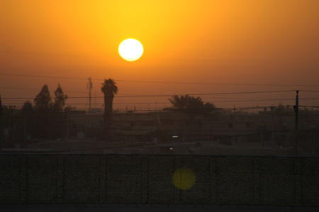 Sunrise over Baghdad